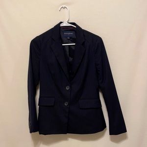 Banana Republic Dark Blue blazer w/fine pin stripe
